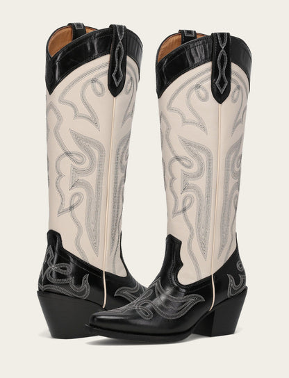 Laila Double F Deco - Black/Ivory - Pair