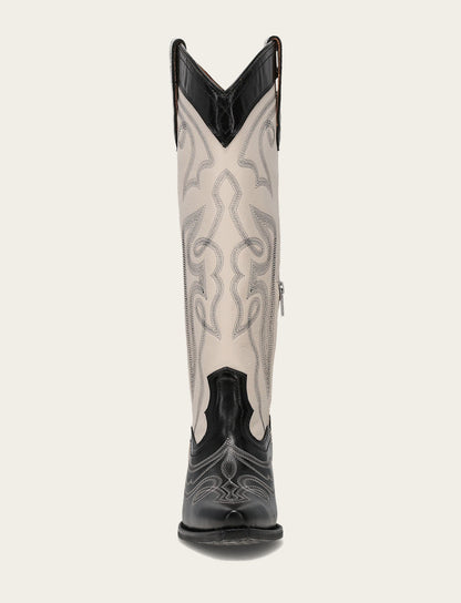 Laila Double F Deco - Black/Ivory - Front