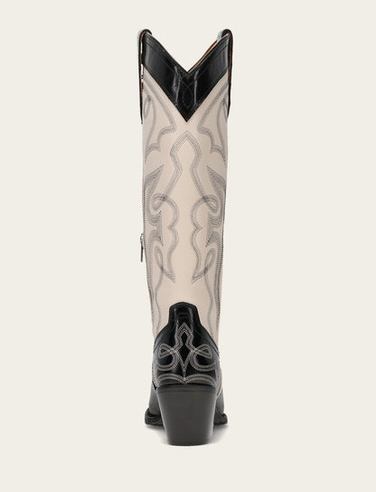 Laila Double F Deco - Black/Ivory - Back