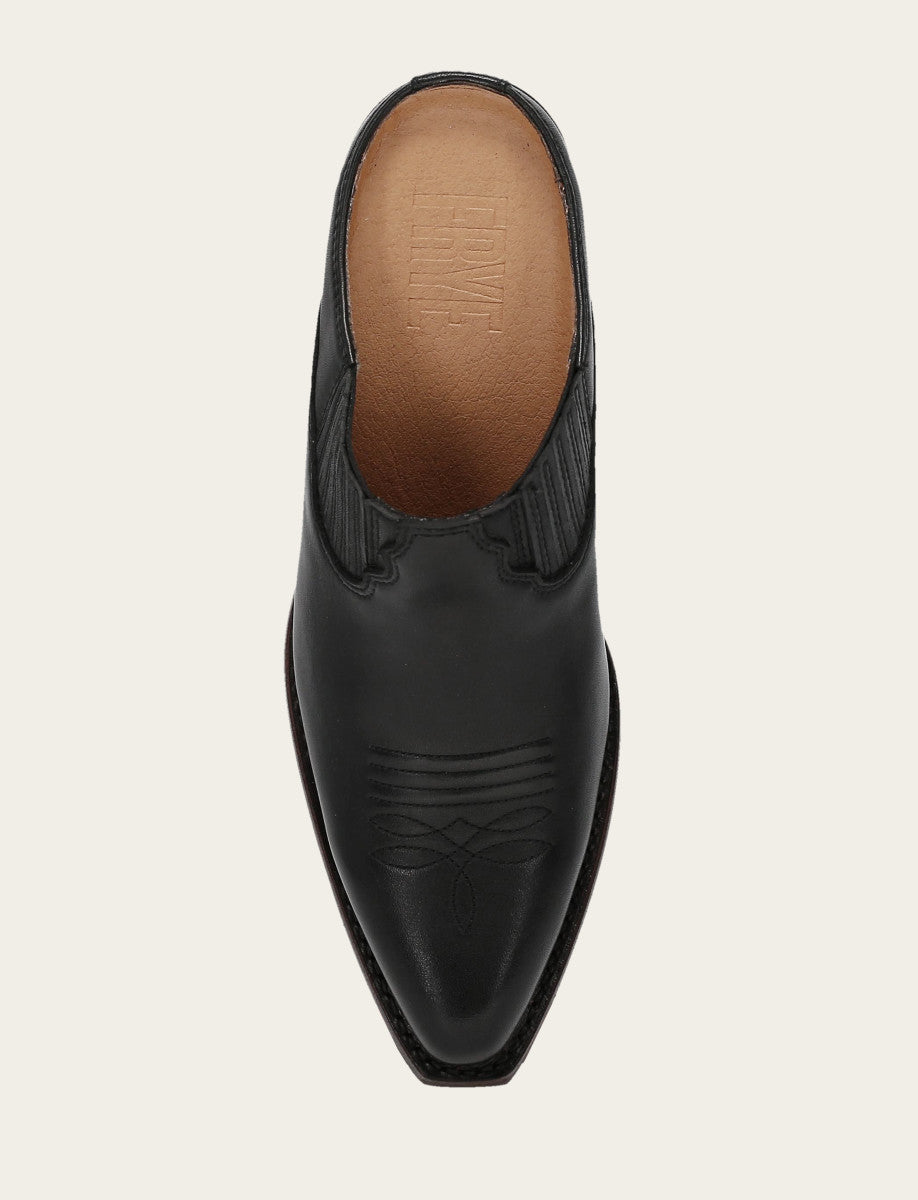 Laila Mule - Black - Top Down