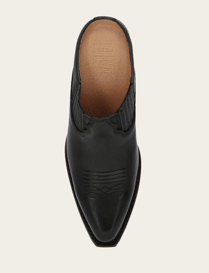 Laila Mule - Black - Top Down