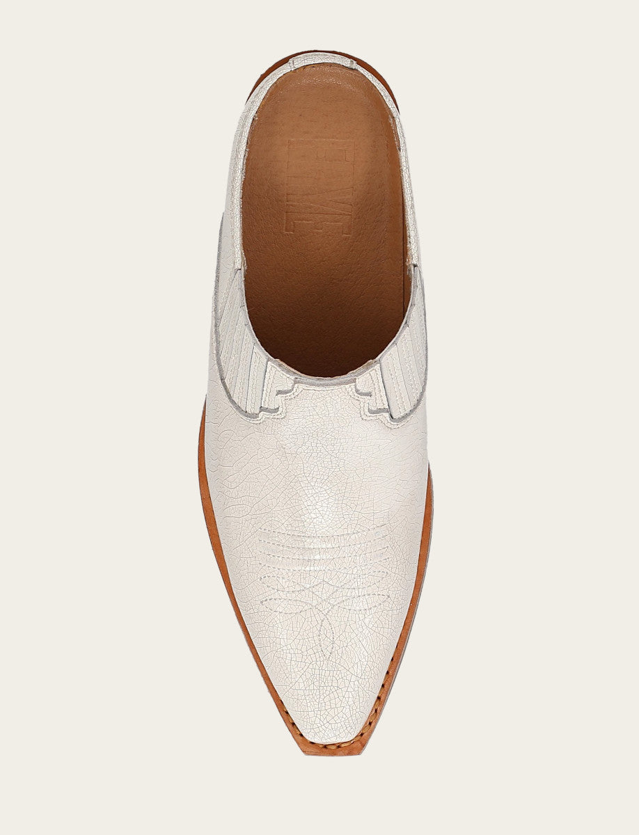 Laila Mule - Antique White - Top Down