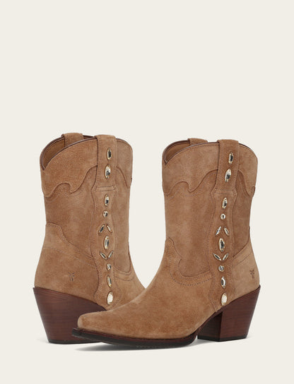 Laila Short Rhinestone - Almond - Pair