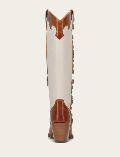 Laila Tall Rhinestone - Amber Ivory - Back