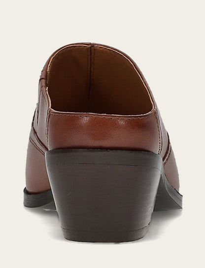 Luna Mule - Brown - Back