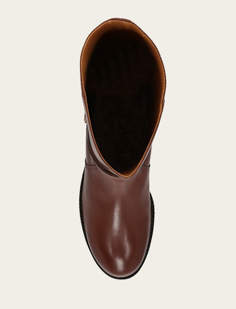 Melissa Belted Riding Wc - Walnut - Top Down