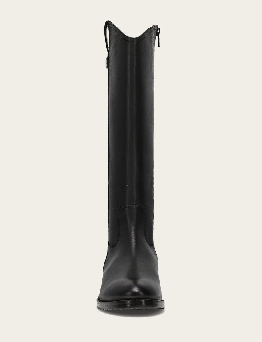 Melissa Button Tall Inside Zip Wc - Black - Front