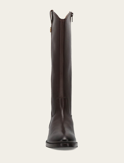 Melissa Button Tall Inside Zip Wc - Dark Brown - Front