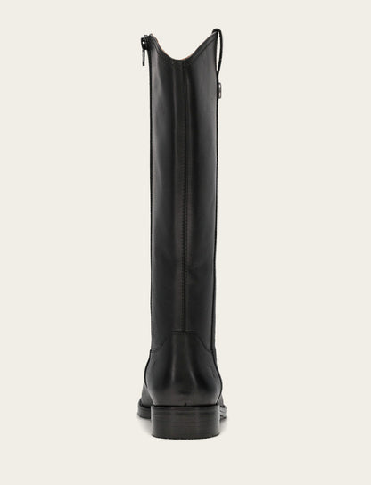 Melissa Button Tall Inside Zip - Black - Back