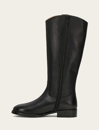 Melissa Button Tall Inside Zip - Black - Inside