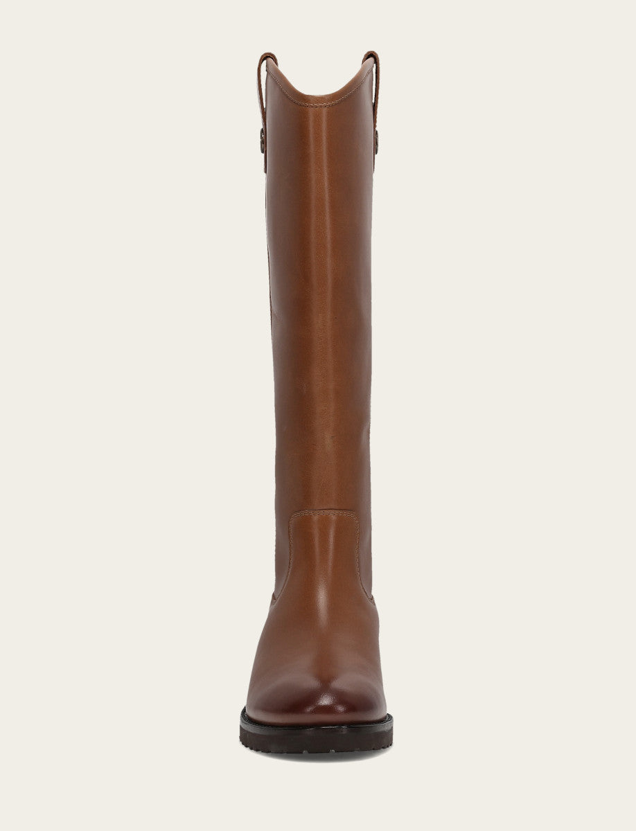 Melissa Lug Button Tall Wc - Tan - Front
