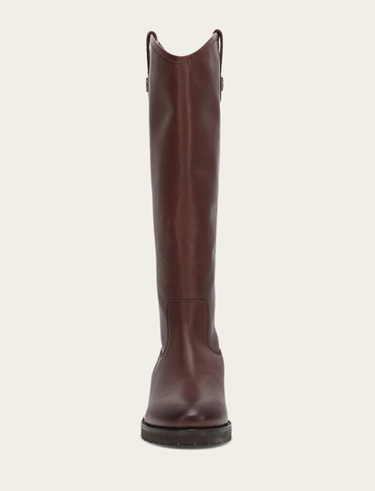 Melissa Lug Button Tall Wc - Brown - Front