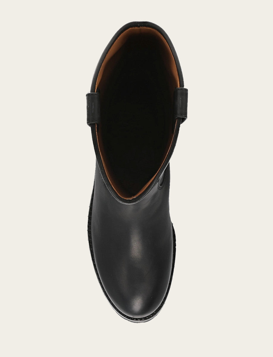 Melissa Lug Button Tall Wide Calf - Pre-Loved