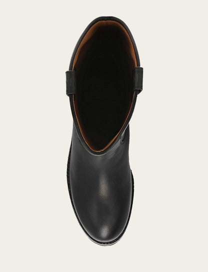 Melissa Lug Button Tall Wide Calf - Pre-Loved
