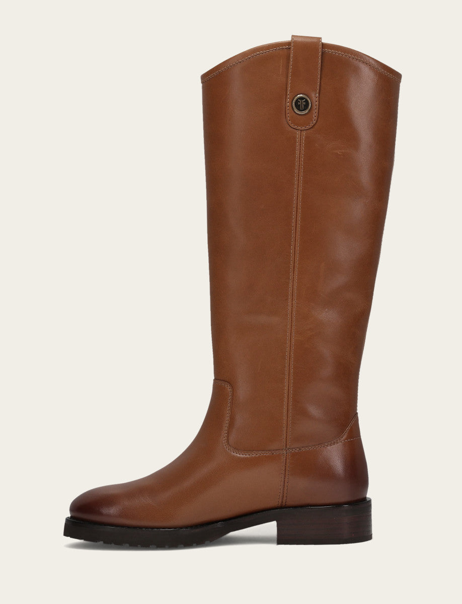 Melissa Lug Button Tall - Tan - Inside