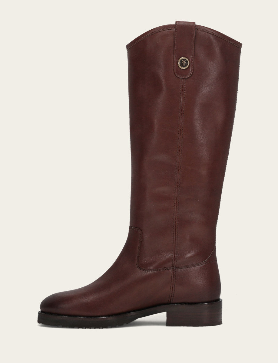 Melissa Lug Button Tall - Brown - Inside