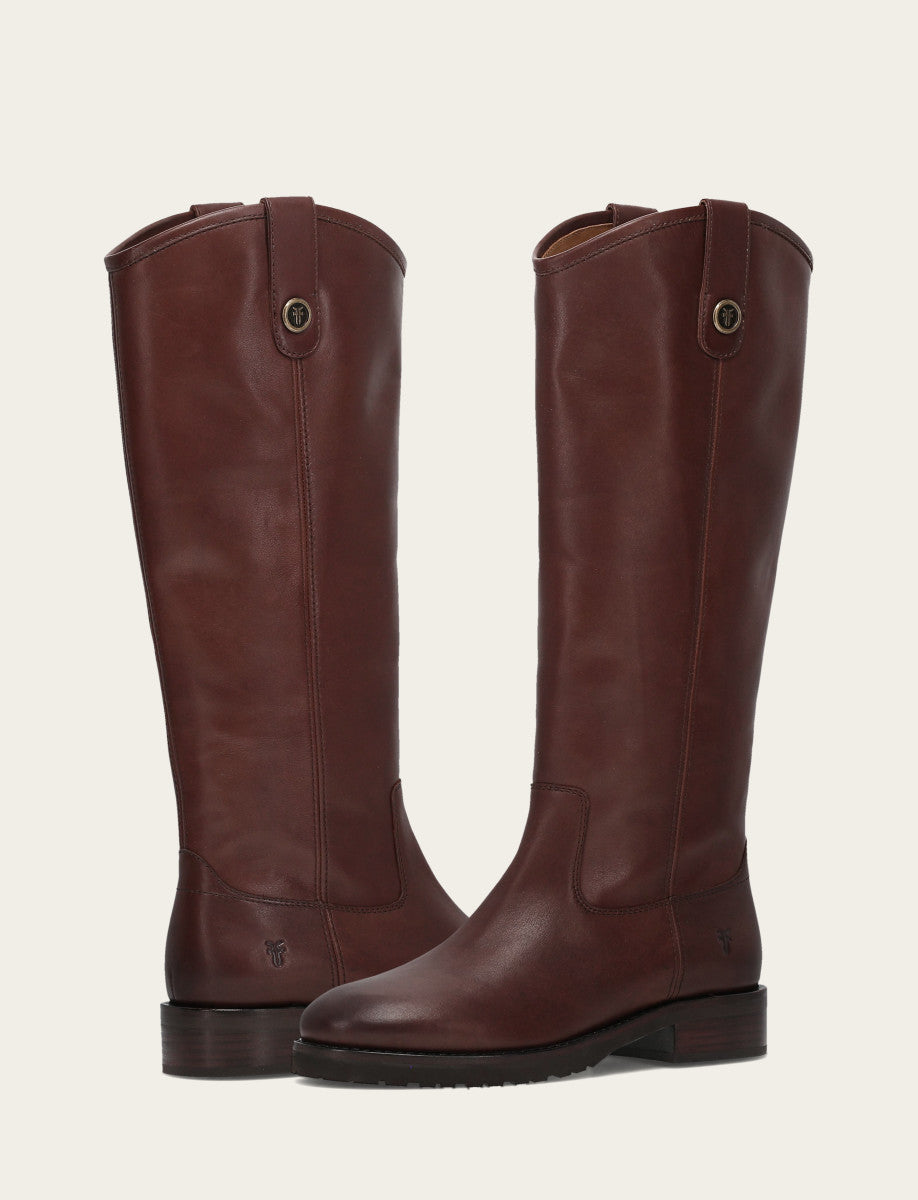 Melissa Lug Button Tall - Brown - Pair
