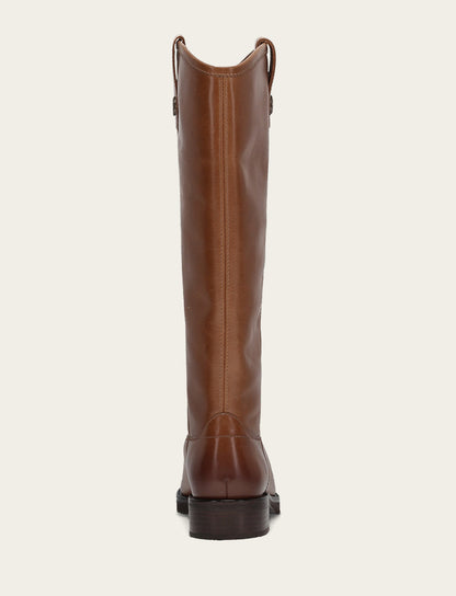 Melissa Lug Button Tall - Tan - Back