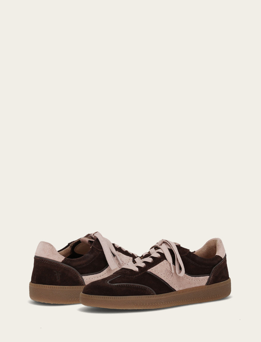 Milly Low Lace - Chocolate/Rosa - Pair