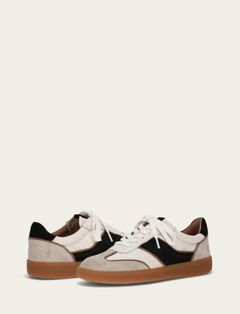Milly Low Lace - White/Black - Pair