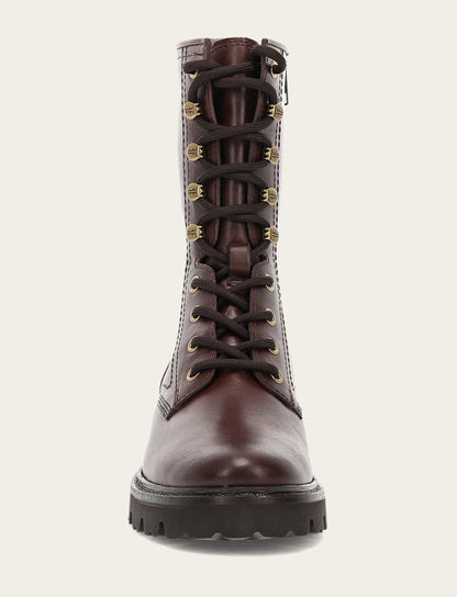 Olivia Combat - Bourbon - Front