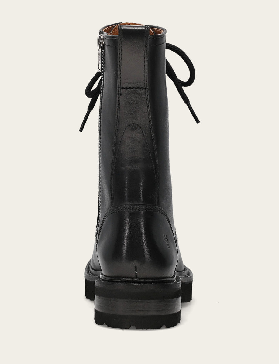 Olivia Combat - Black - Back