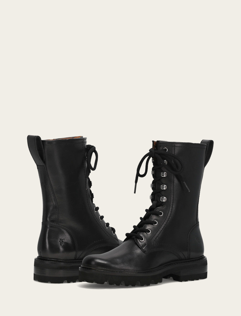 Olivia Combat - Black - Pair