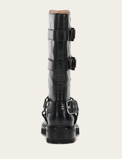 Olivia Moto Mid - Black - Back