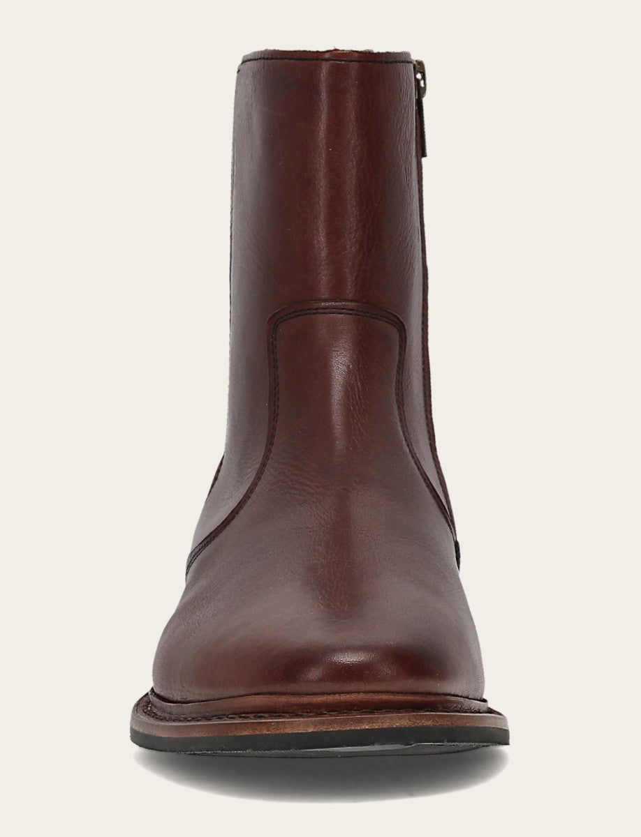 Paul Inside Zip - Brown - Front