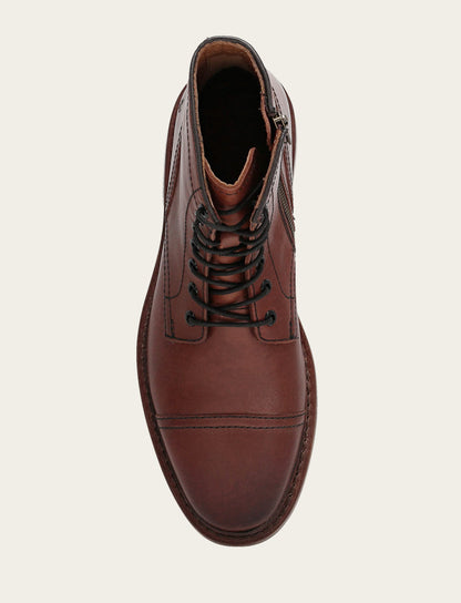 Paul Mid Lace - Brown - Top Down
