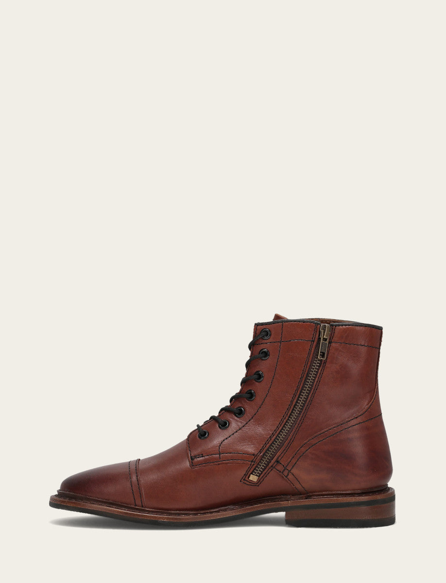 Paul Mid Lace - Brown - Inside