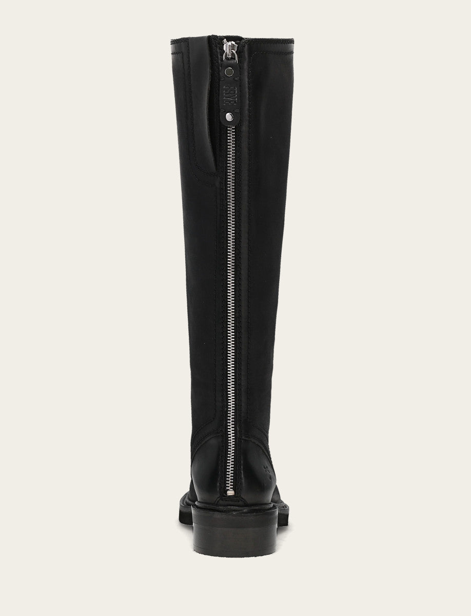 Phoebe Tall Back Zip - Black - Back