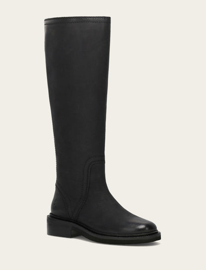 Phoebe Tall Back Zip - Black - Hero