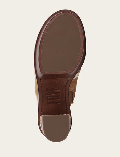 Pipa Crochet Platform Sandal - Almond - Sole