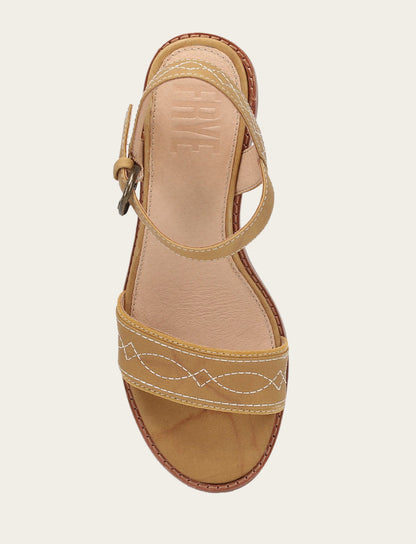 Pipa Woodstock Sandal - Banana - Top Down