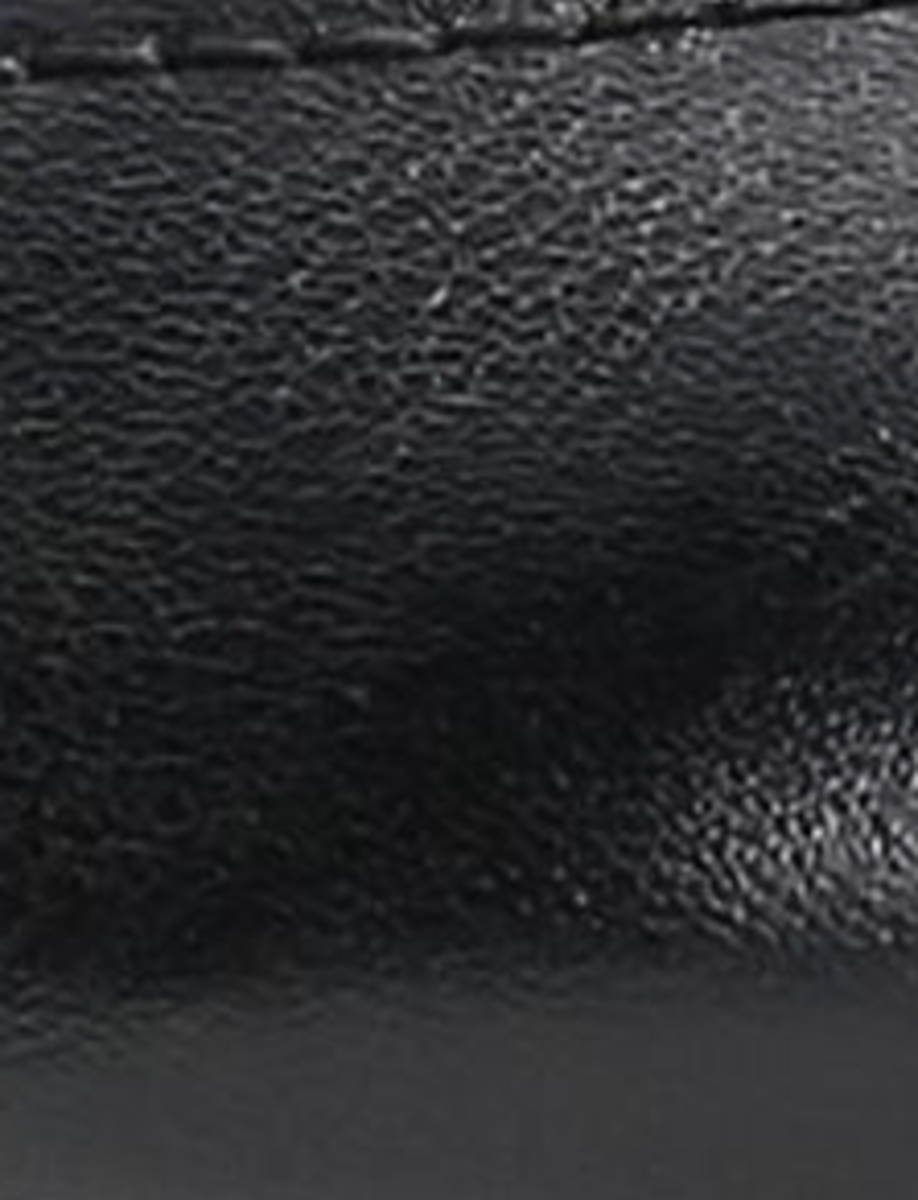 Heather Buckle Mary Jane - Black - Swatch
