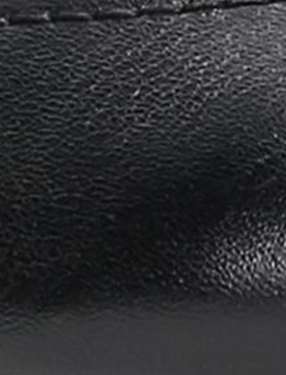 Heather Buckle Mary Jane - Black - Swatch