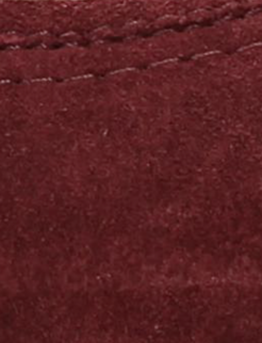 Heather Buckle Mary Jane - Garnet - Swatch
