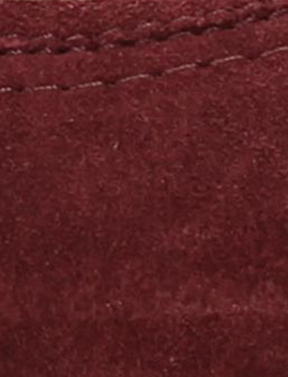Heather Buckle Mary Jane - Garnet - Swatch