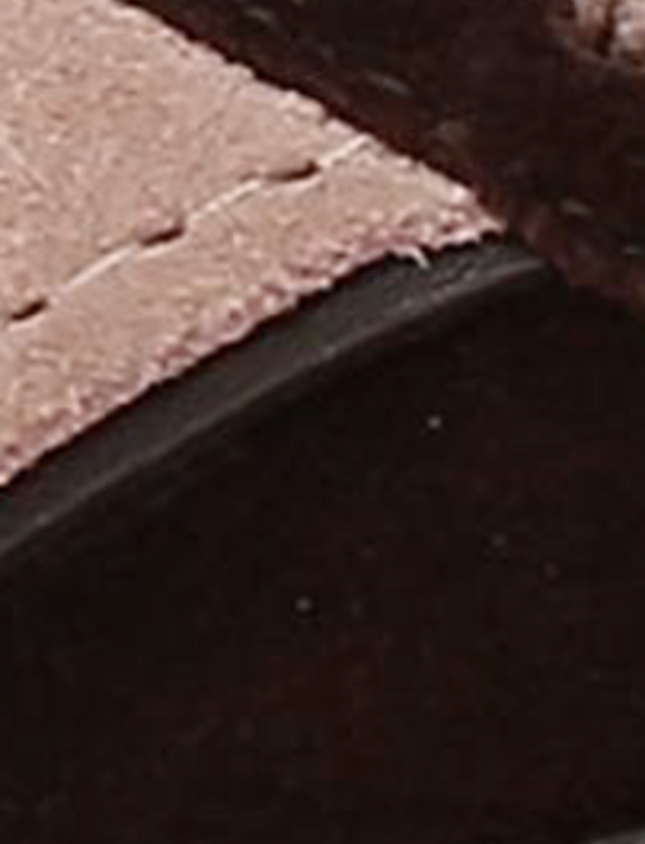 Milly Low Lace - Chocolate/Rosa - Swatch