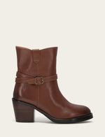 Rylee Belted Inside Zip - Walnut - Outside