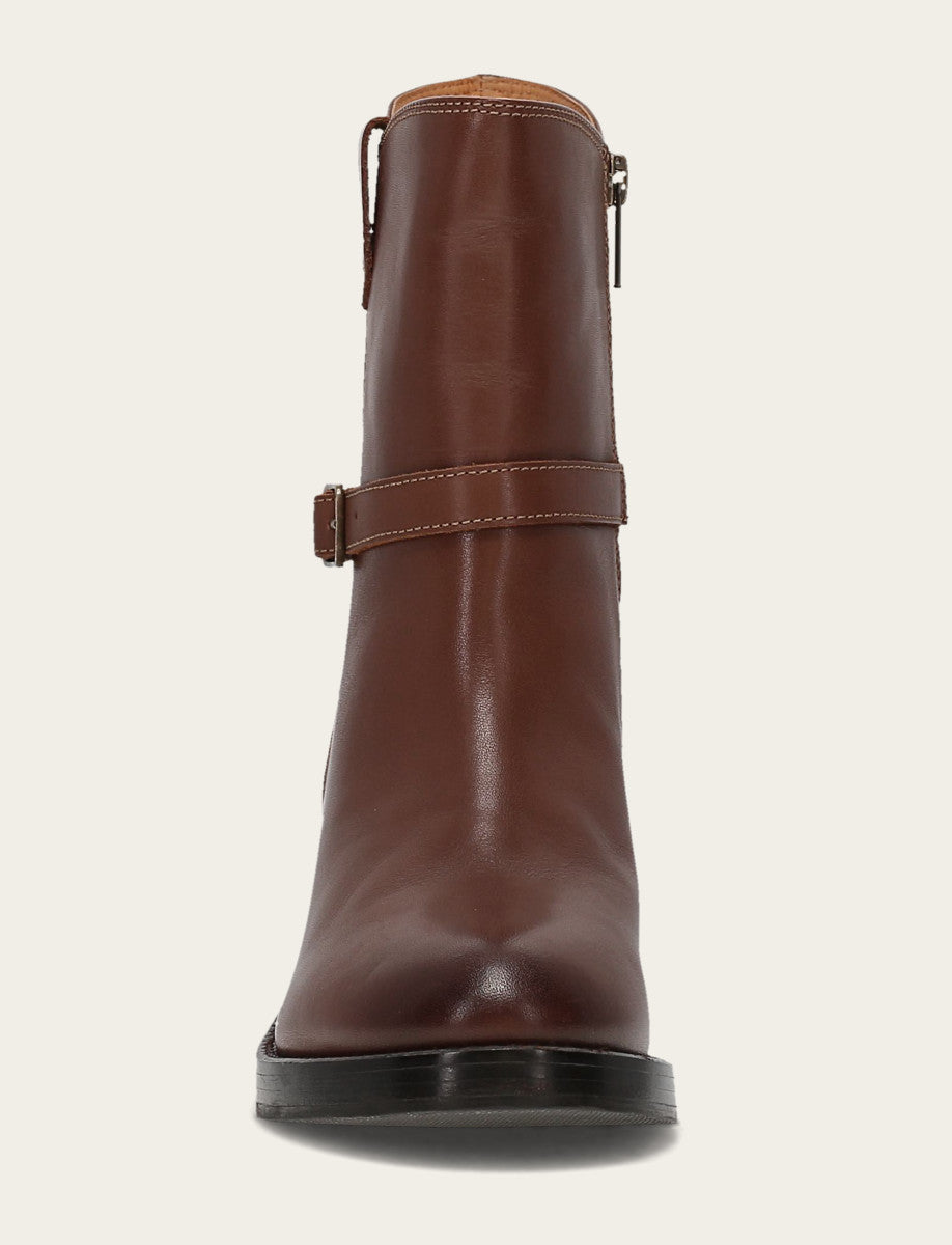 Rylee Belted Inside Zip - Walnut - Front