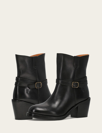 Rylee Belted Inside Zip - Black - Pair