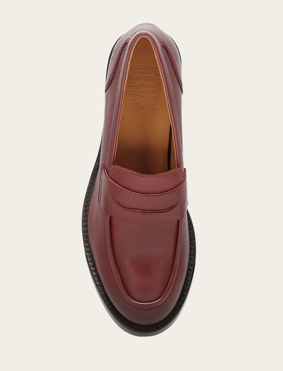 Rylee Loafer - Cranberry - Top Down