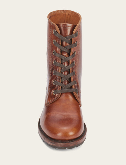 Sabrina 6G Lace Up - Cognac - Front