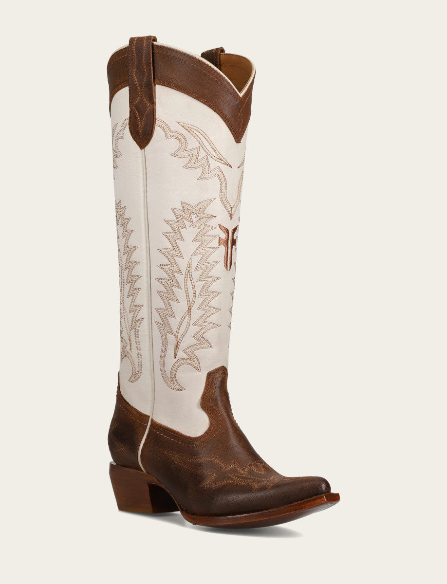 Sacha Feather Deco - Toffee White - Hero