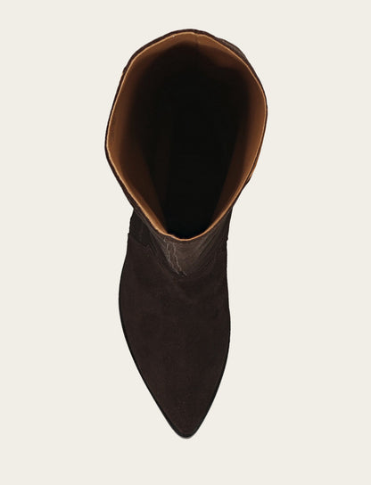 Sara Slouchy - Dark Brown - Top Down