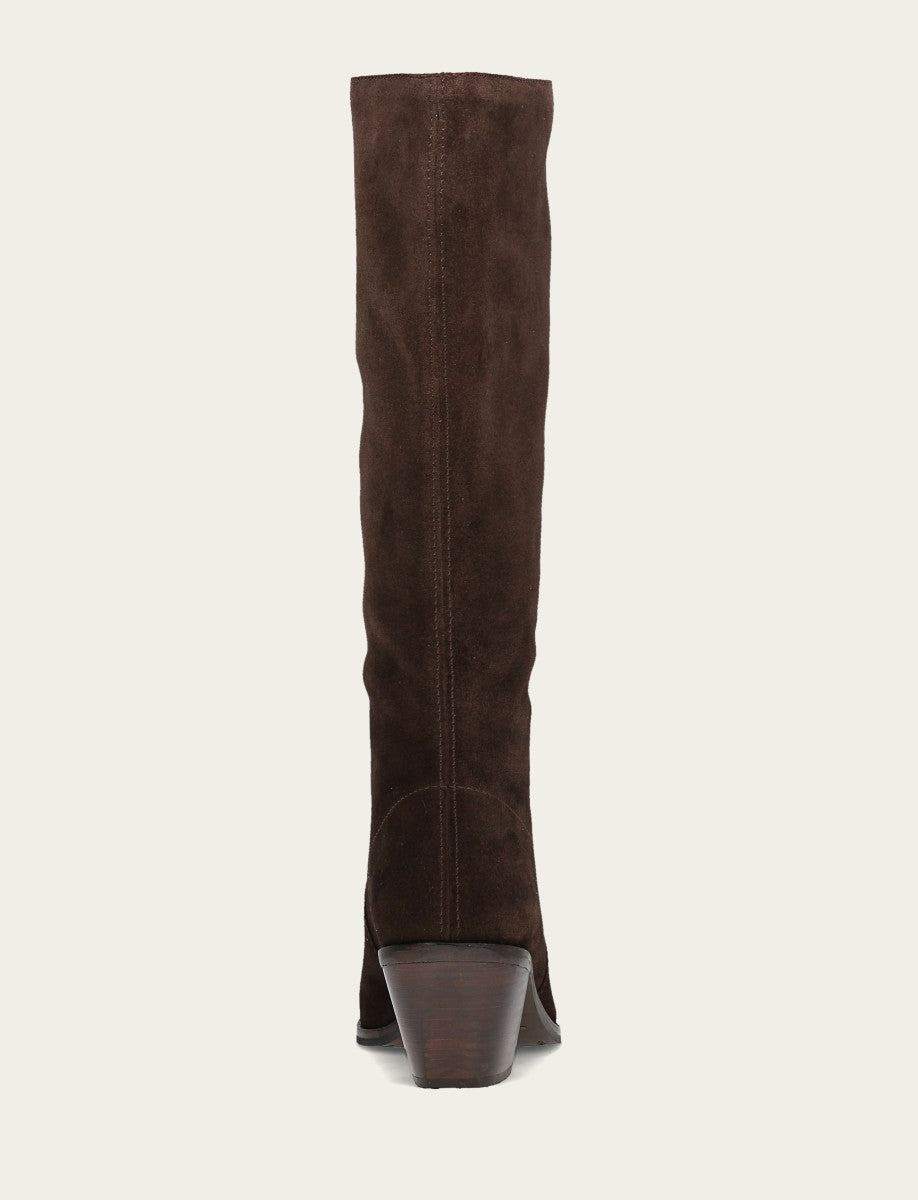 Sara Slouchy - Dark Brown - Back
