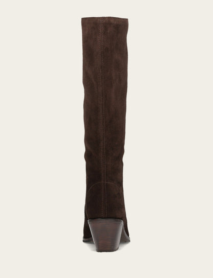Sara Slouchy - Dark Brown - Back