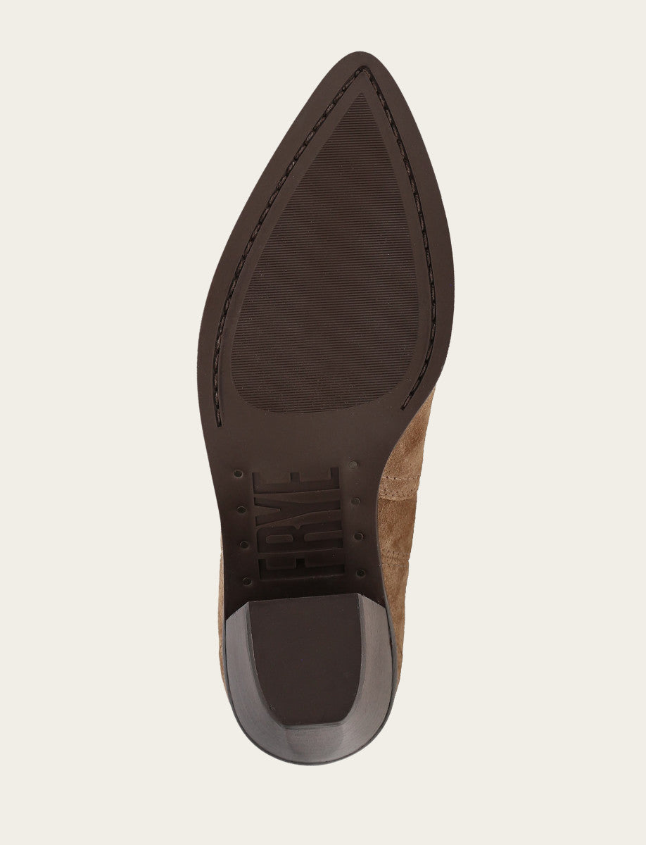 Sara Wingtip Stud - Almond - Sole